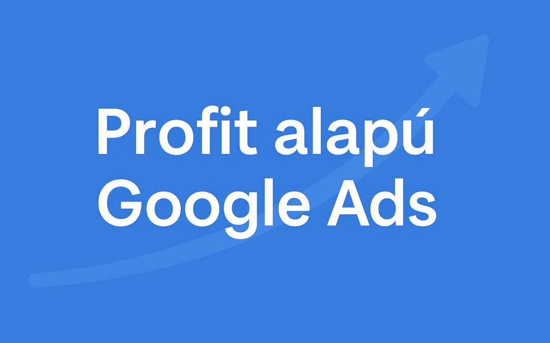 Profit alapú Google Ads kampányoptimalizálás